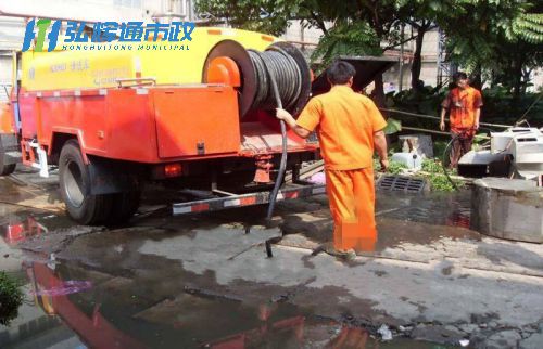 上海浦东新区浦兴路下水道清洗